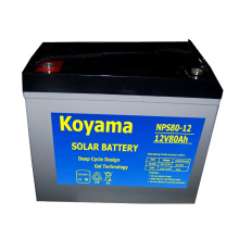 Die beste Qualität 12V Sonnenkollektor-Batterie 80ah